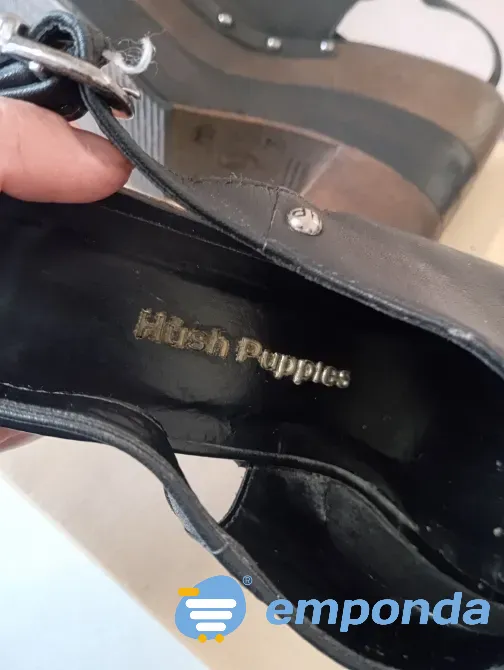 Sandalia de cuero con plataforma “Hush Puppies” Floresta - imagen 4