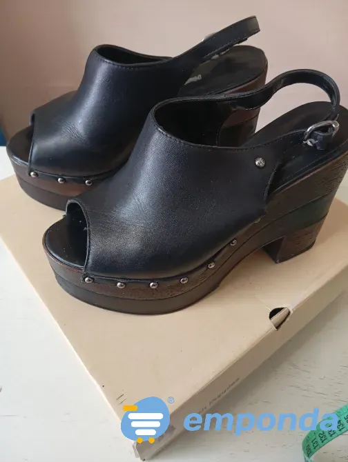 Sandalia de cuero con plataforma “Hush Puppies” Floresta - imagen 2