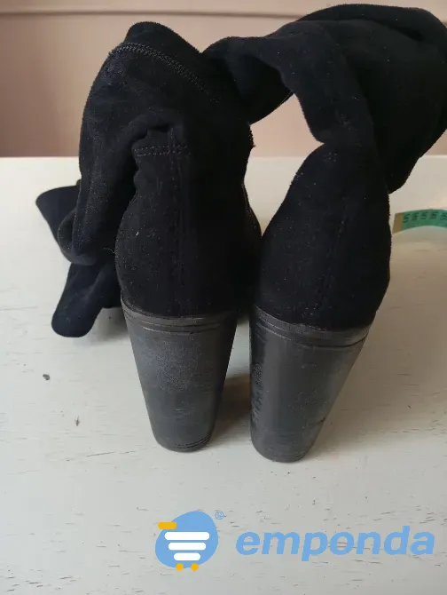 Botas de caña alta elastizada, con taco y plataforma Floresta - imagen 9