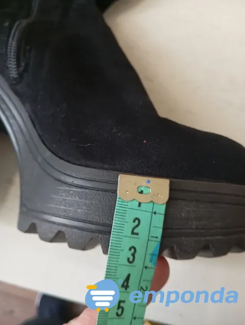Botas de caña alta elastizada, con taco y plataforma Floresta - imagen 5