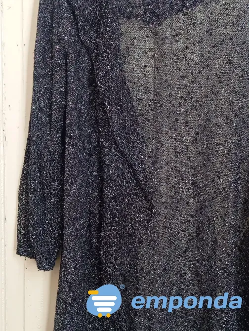 Cardigan tipo kimono con brillos, super delicado. Impecable Floresta - imagen 3