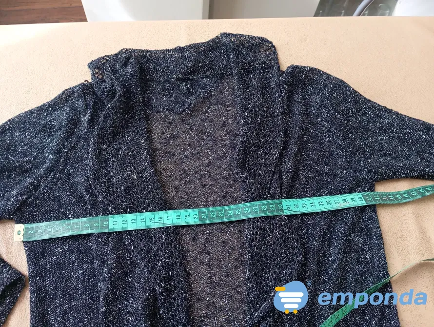 Cardigan tipo kimono con brillos, super delicado. Impecable Floresta - imagen 5