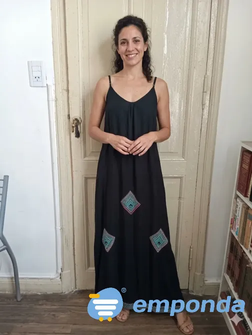Vestido floreado largo, fresco, con bolsillos. IMPECABLE Floresta - imagen 2