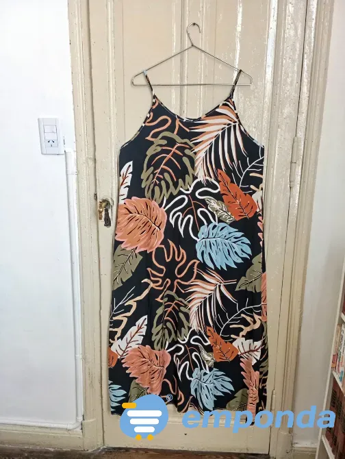Vestido floreado largo, fresco, con bolsillos. IMPECABLE Floresta - imagen 3