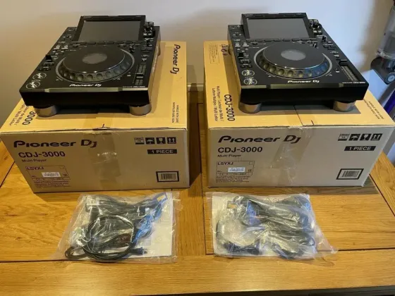 AlphaTheta CDJ-3000X, Pioneer CDJ-3000, Pioneer DJ DJM-A9 La Plata