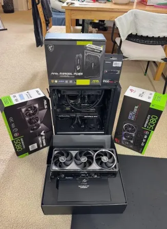 GeForce RTX 5090, RTX 5080, RTX 5070 Ti, RTX 4090, RTX 4080 La Plata