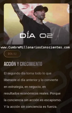 Ven a la Cumbre Millonarios Conscientes 2026 Buenos Aires Palermo