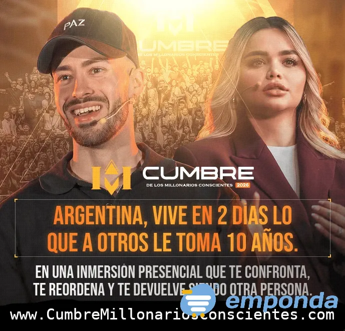 Ven a la Cumbre Millonarios Conscientes 2026 Buenos Aires Palermo - imagen 1