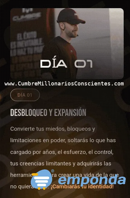 Ven a la Cumbre Millonarios Conscientes 2026 Buenos Aires Palermo - imagen 4