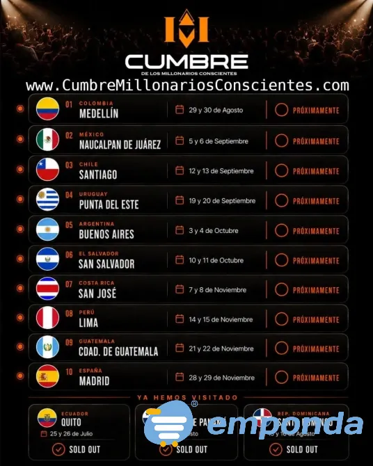 Ven a la Cumbre Millonarios Conscientes 2026 Buenos Aires Palermo - imagen 7
