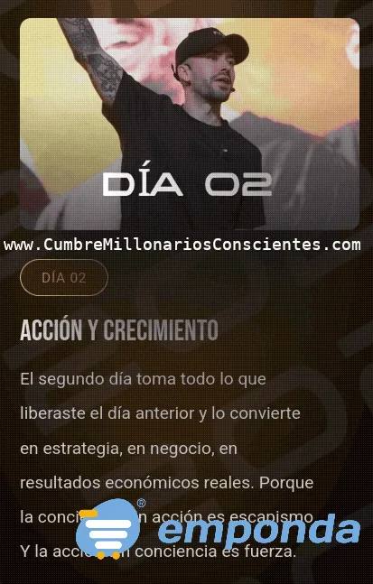 Ven a la Cumbre Millonarios Conscientes 2026 Buenos Aires Palermo - imagen 5