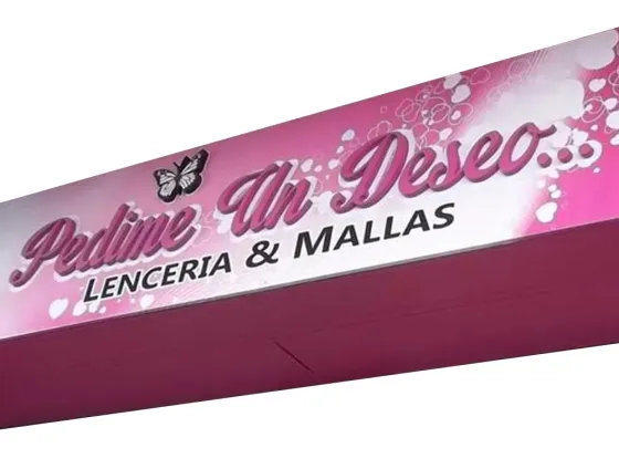 Cartel en saliente marquesina para bancos Lanús