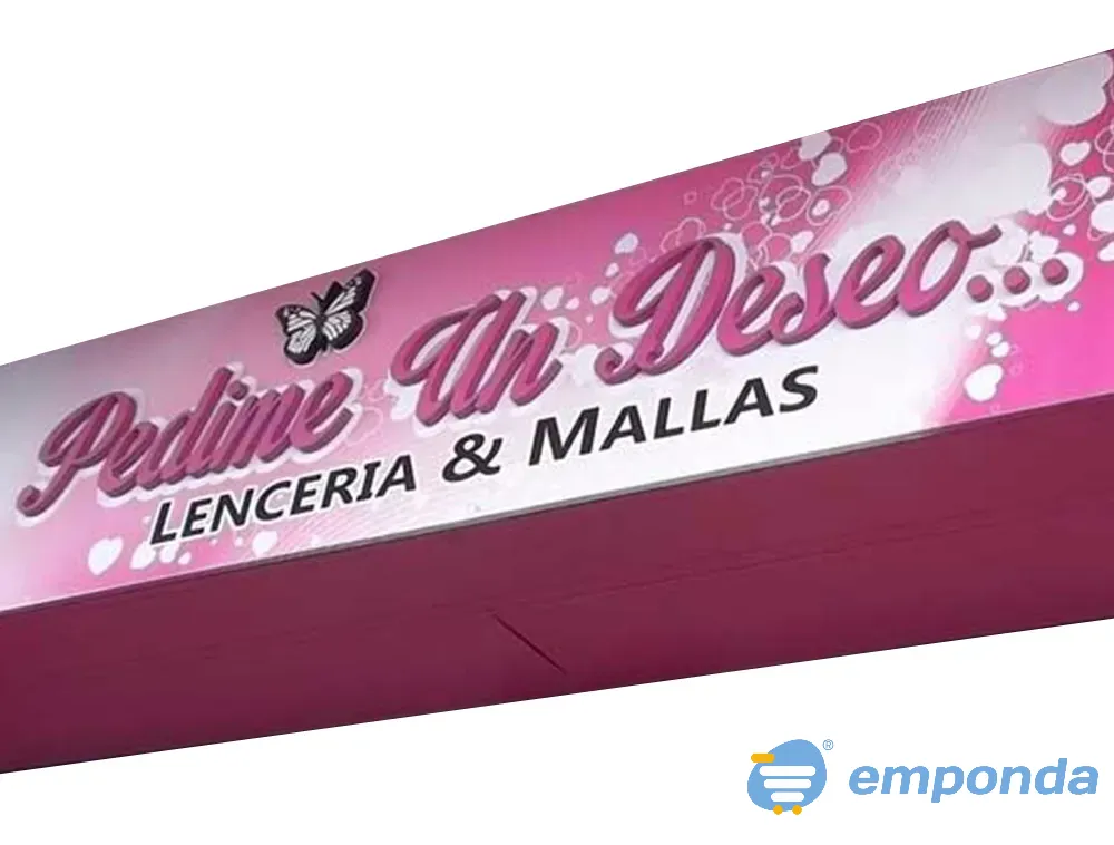 Cartel en saliente marquesina para bancos Lanús - imagen 2