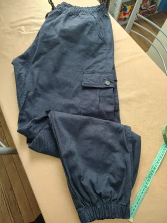 Pantalon cargo de hombre, talle muy amplio Floresta