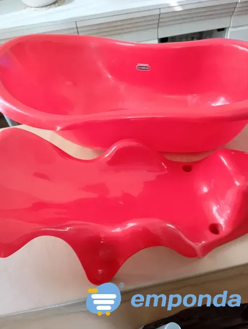 Bañera ergonomica con adaptador/reductor extraible Floresta - imagen 4