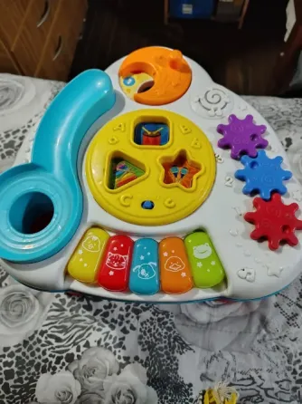 Juego, mesa de actividades didactico con sonido Floresta