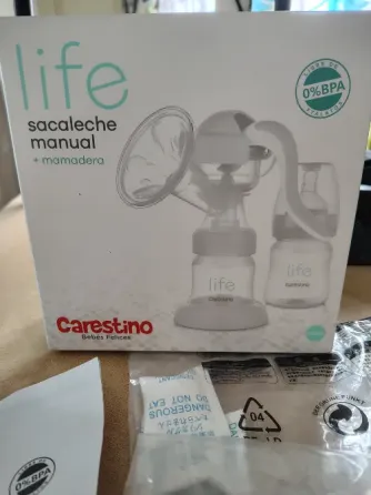 Sacaleche manual Carestino (sin mamadera extra) Floresta