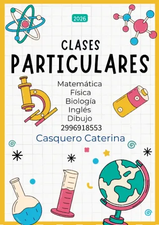 Clases particulares de ciencias e ingles Quilmes