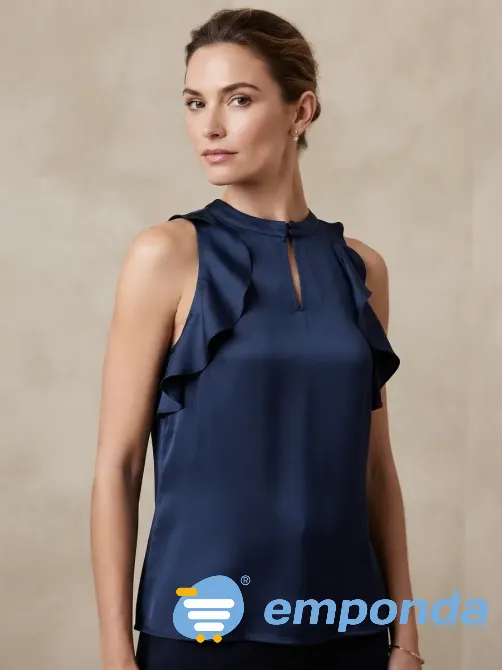 Blusa elegante con volado Floresta - imagen 1