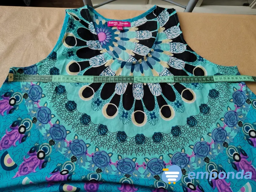 Vestido indu tipo tunica, super amplio Floresta - imagen 6