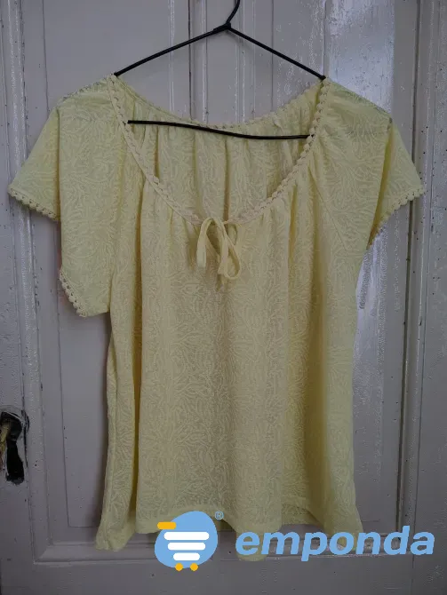 Remera transparente manga corta, estilo romantico Floresta - imagen 4