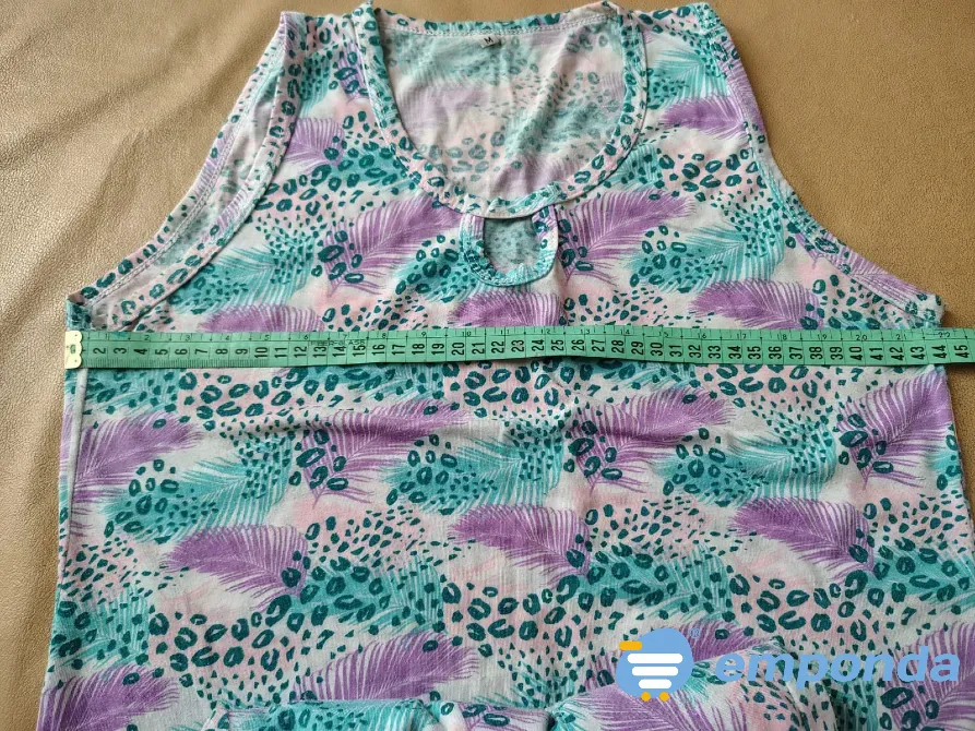Piyama de dos piezas. Short y musculosa Floresta - imagen 3