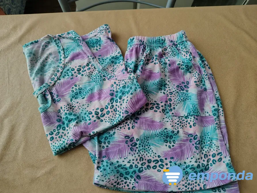 Piyama de dos piezas. Short y musculosa Floresta - imagen 7