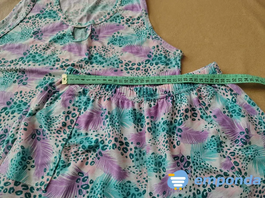 Piyama de dos piezas. Short y musculosa Floresta - imagen 4