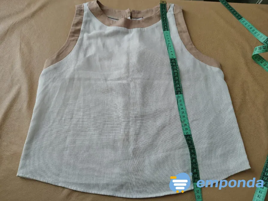 Blusa corta, elegante, combinada Floresta - imagen 4