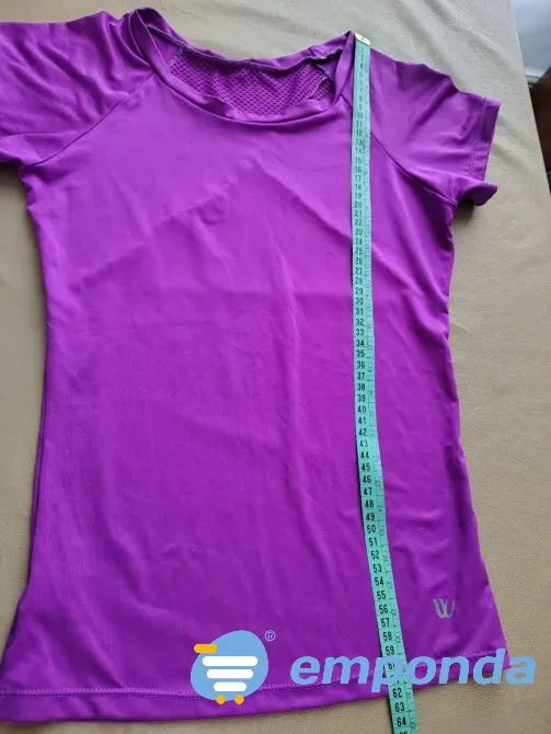 Remera deportiva, tela respirable en espalda Floresta - imagen 2