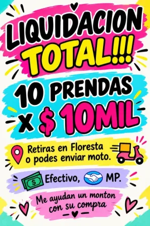Ropa en lote Floresta