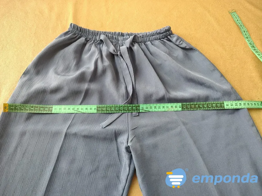 Pantalon largo y holgado con elastico en cintura Floresta - imagen 2