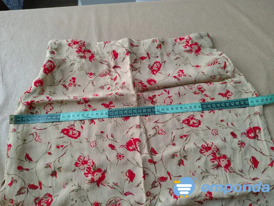 Falda superpuesta, largo tres cuartos, elegante Floresta - imagen 2