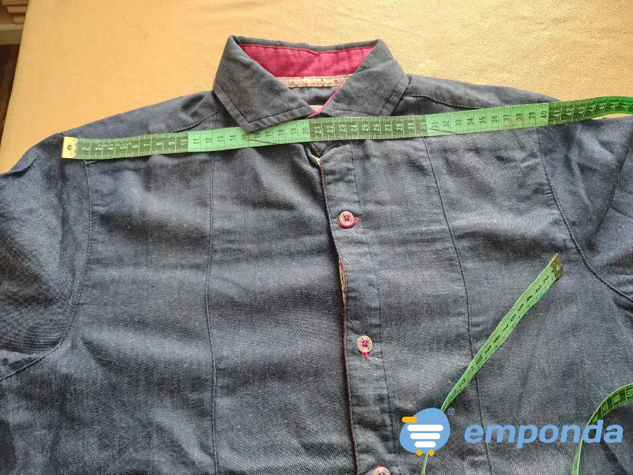 Camisa de jean fino, liviana Floresta - imagen 4