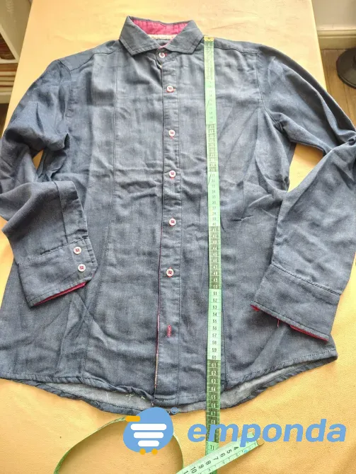 Camisa de jean fino, liviana Floresta - imagen 3