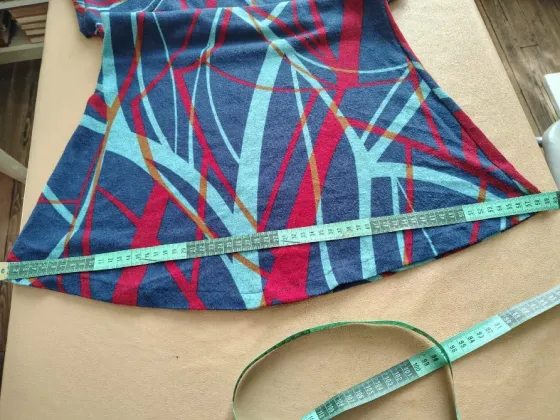 Vestido corto de lanilla Floresta