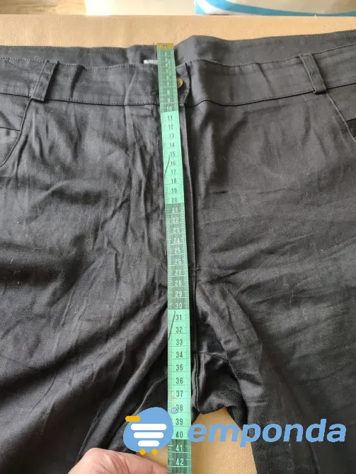 Pantalon recto de gabardina, super amplio Floresta - imagen 2