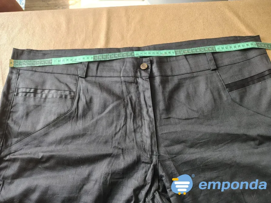 Pantalon recto de gabardina, super amplio Floresta - imagen 3