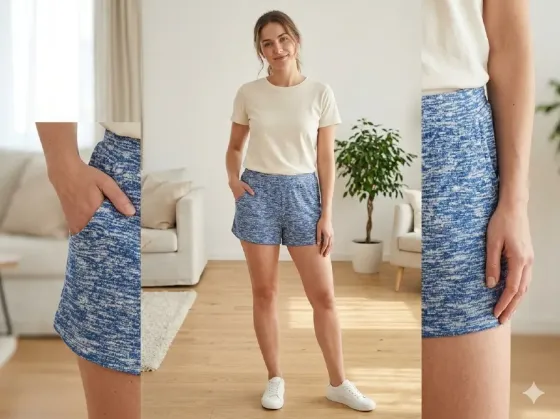 Short con bolsillo. Suelto, fresco Floresta