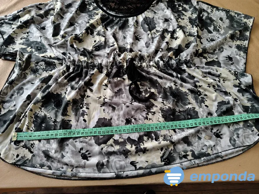 Blusa suelta con elastico en cintura Floresta - imagen 2