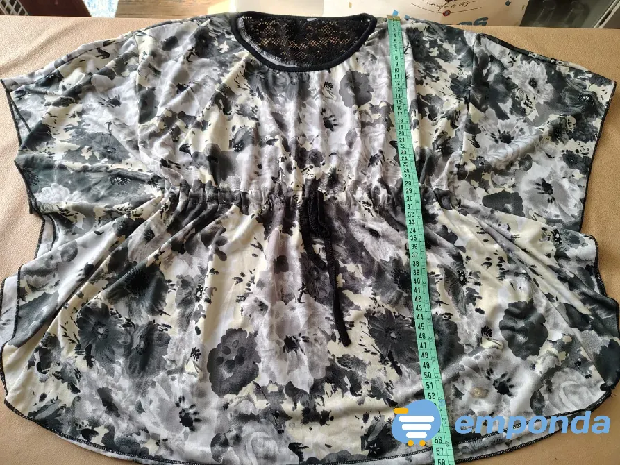 Blusa suelta con elastico en cintura Floresta - imagen 3