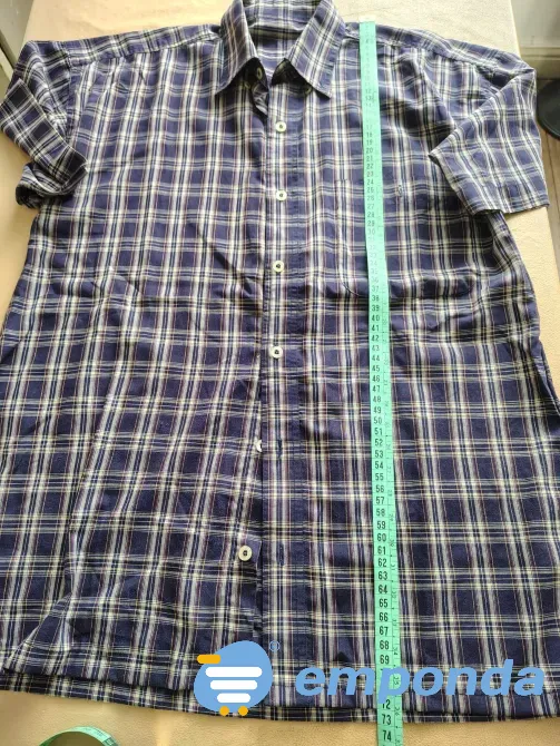 Camisa cuadriculada, manga corta de hombre Floresta - imagen 3