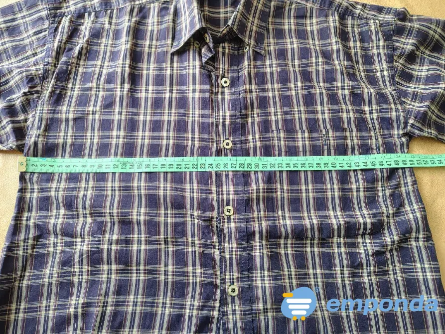 Camisa cuadriculada, manga corta de hombre Floresta - imagen 2