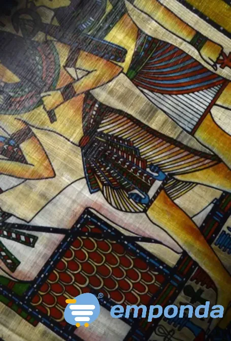 Papiros Artesanales Originales Egipto Decoración Interiores San Telmo - imagen 4